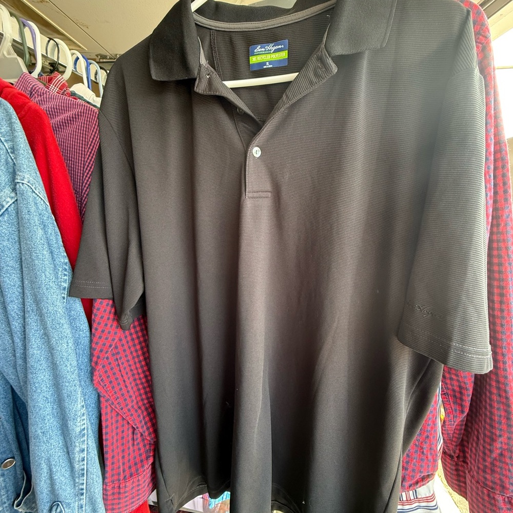 Ben Hogan Performance Classic Black Polo Shirt